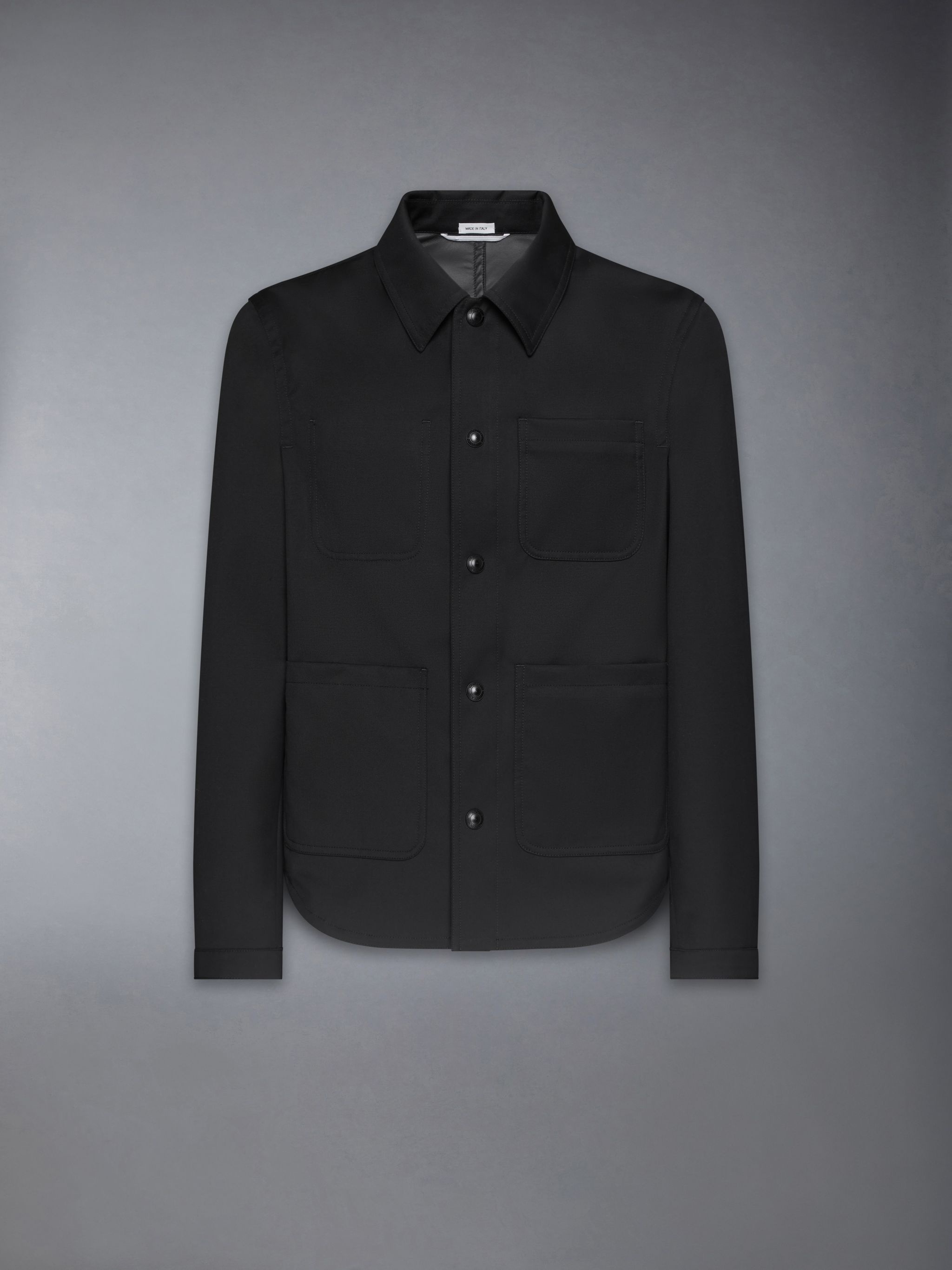 Wool Twill Utility Jacket - 6
