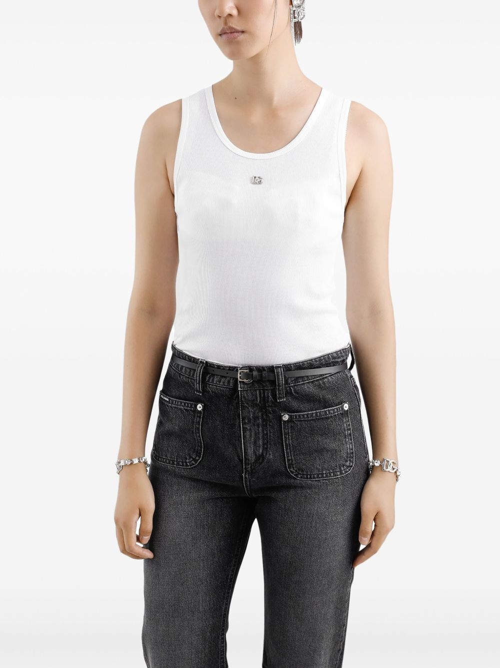 logo tank top - 4