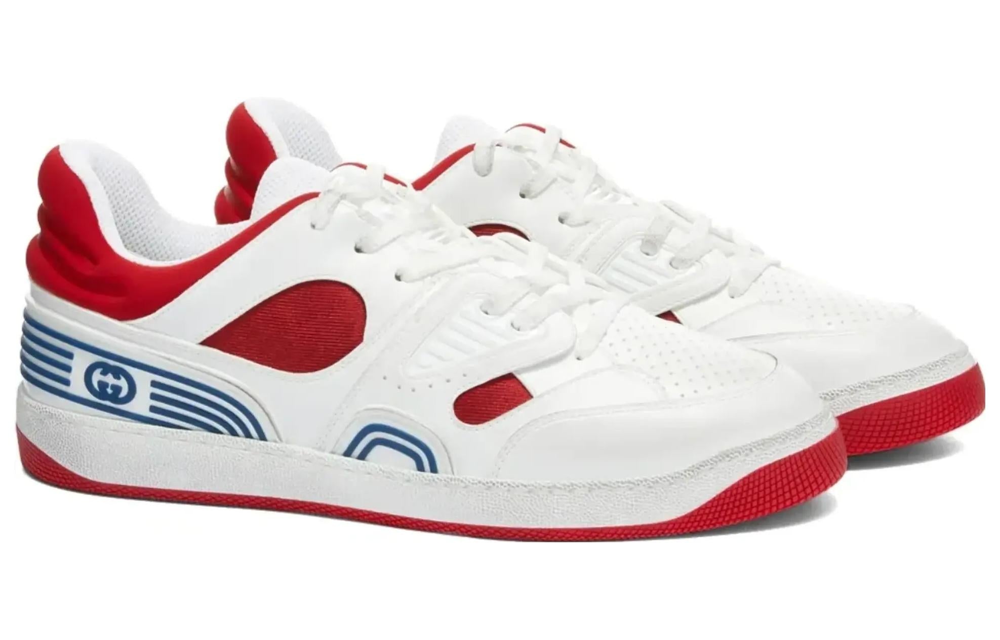 Gucci Basket Low 'White Demetra Red' 697882-2SHJ0-9090 - 2