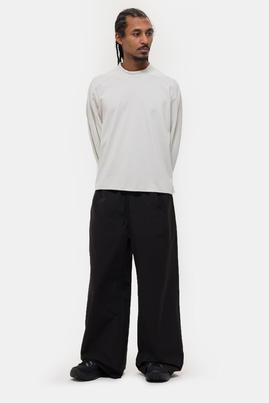 Heavy LS Tee in White - 2
