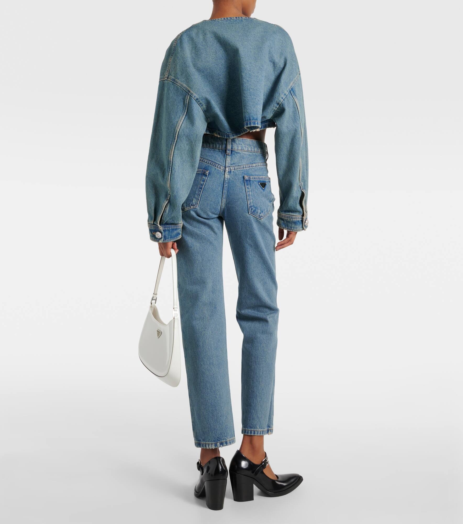 Mid-rise straight jeans - 3