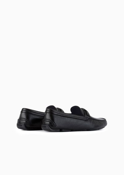 GIORGIO ARMANI Deerskin loafers outlook