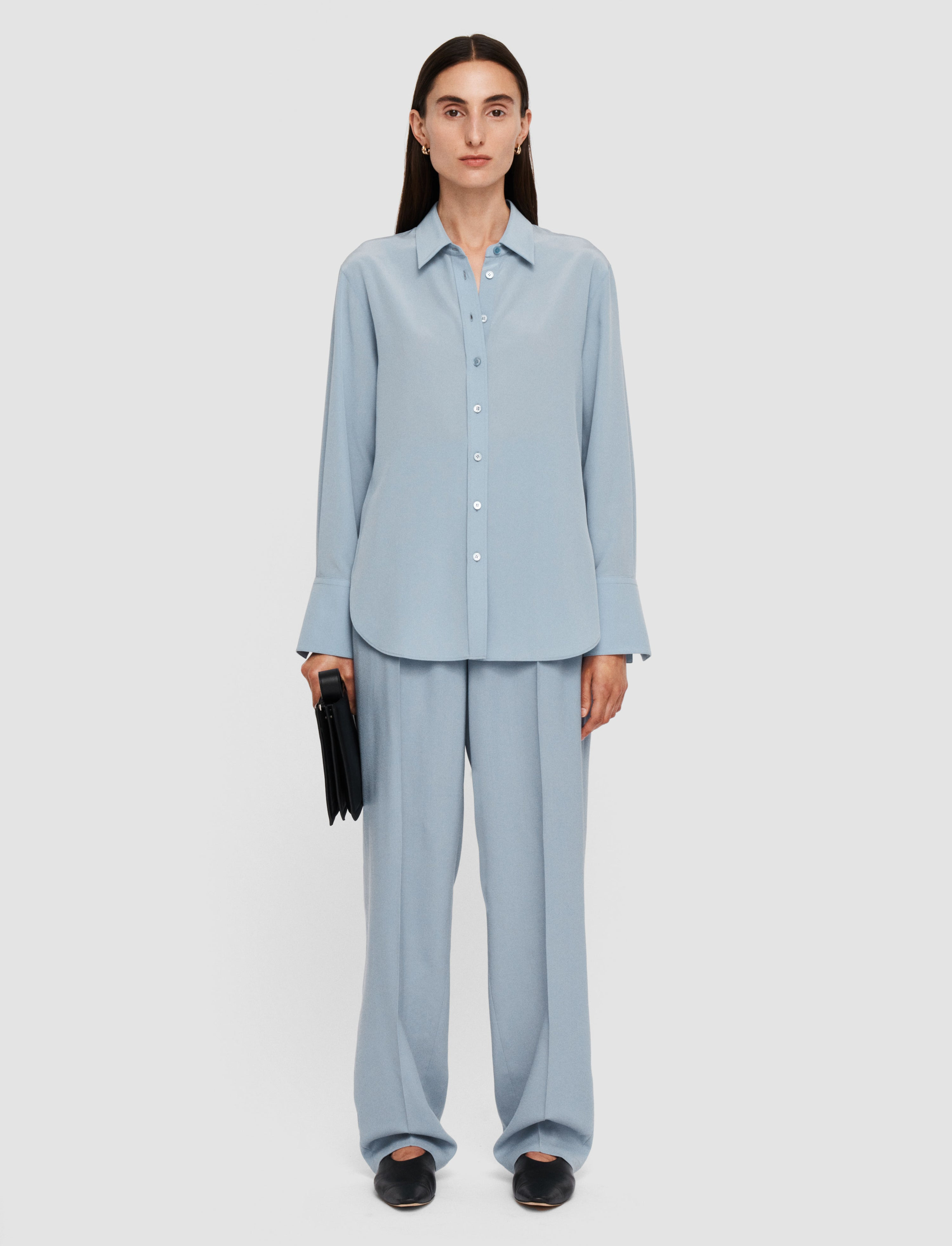 Joe Silk Crepe de Chine Blouse - 2