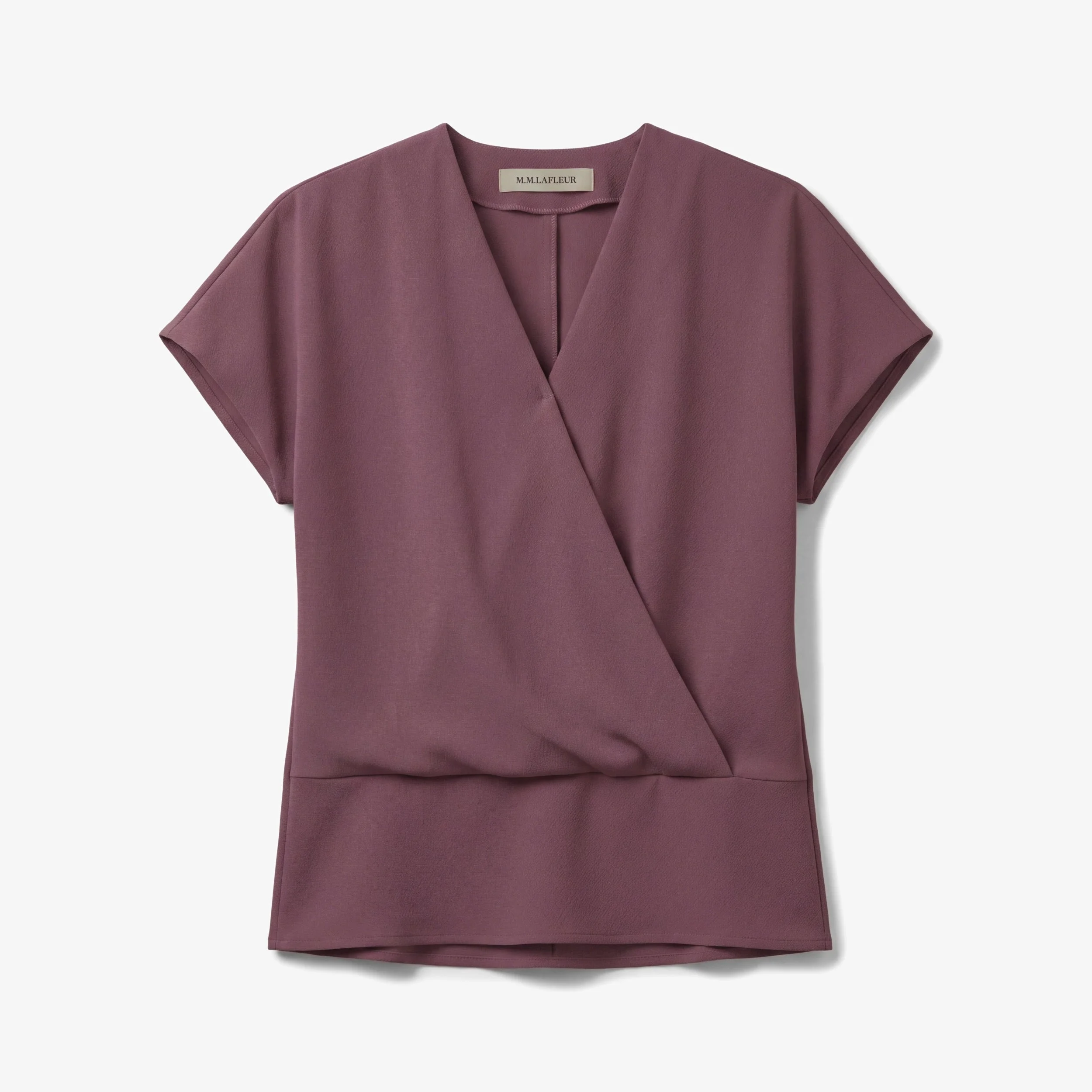 Antonia Faux Wrap Top - Eco Soft Wave - 1