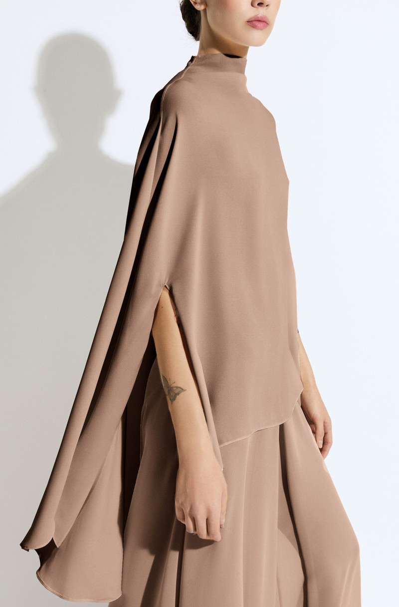 Lightweight Georgette Oversized Cape Tee 4