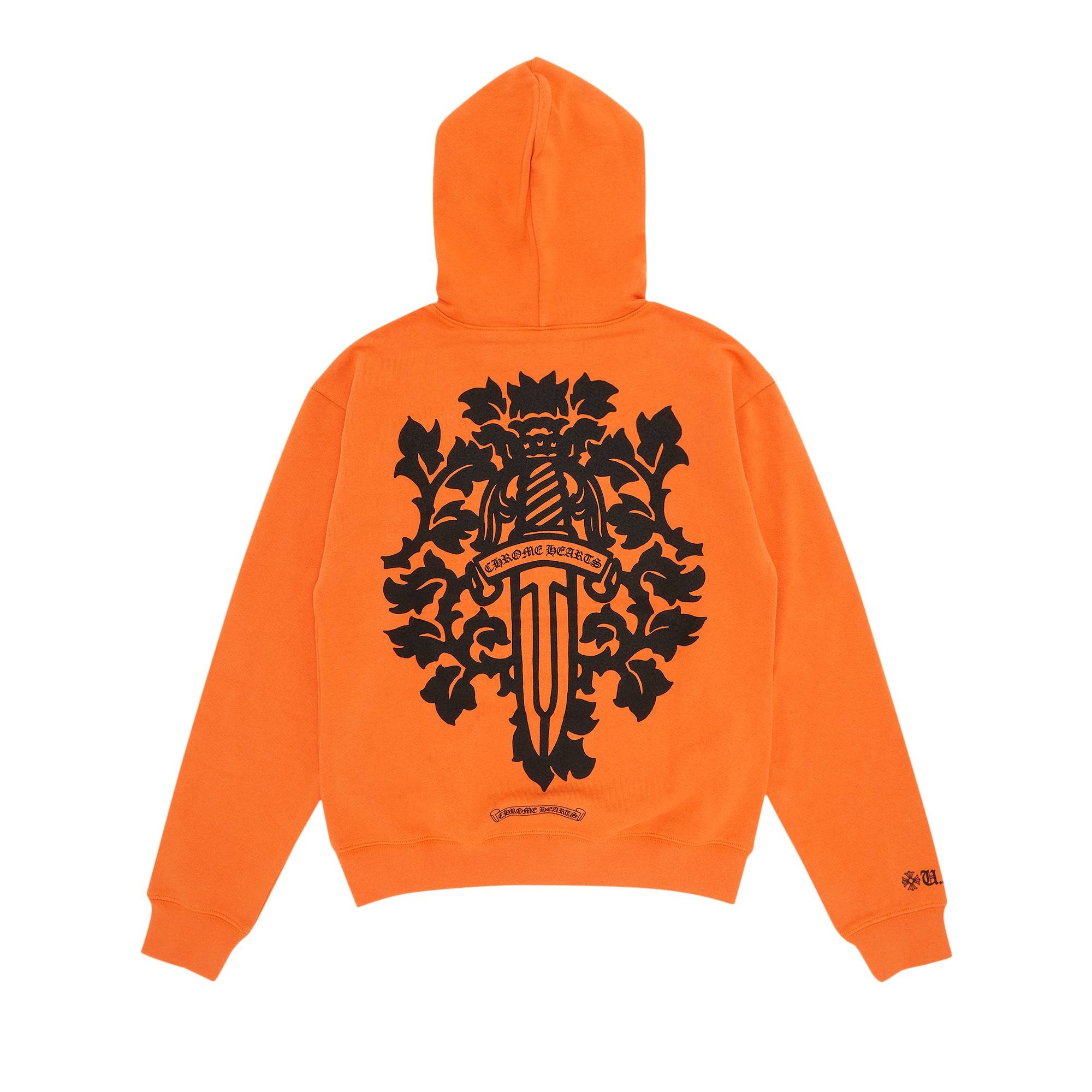 Chrome Hearts Vine Dagger Hoodie 'Orange' - 2