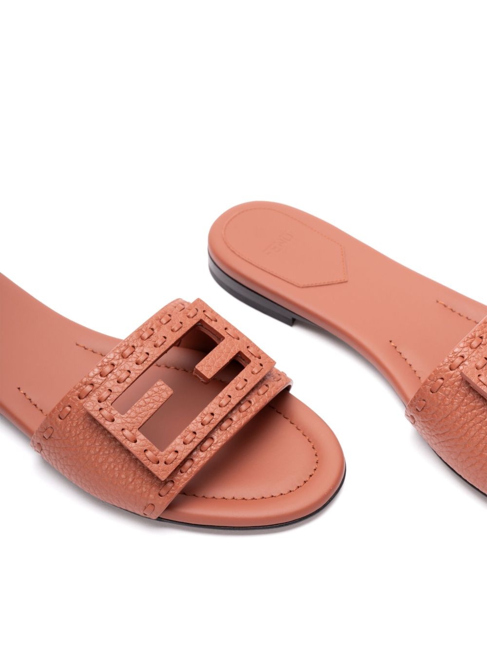 logo-buckle slides - 5