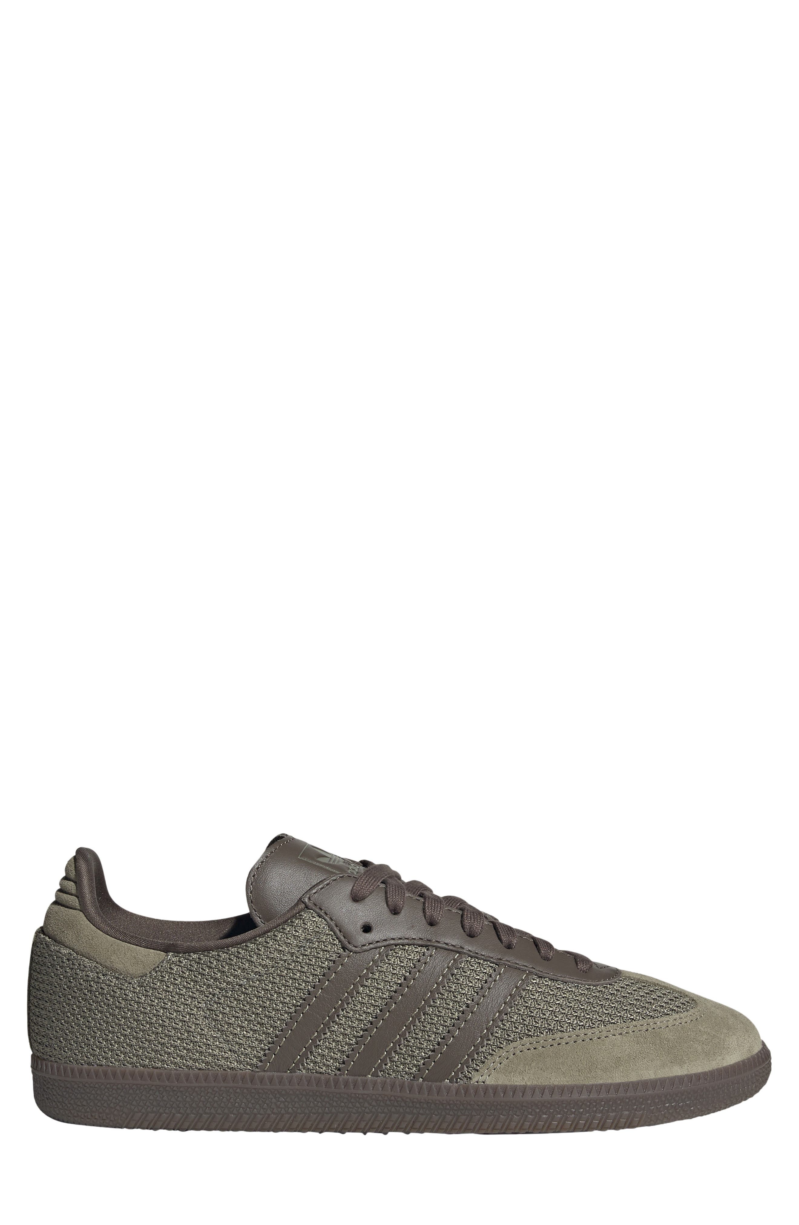 adidas Samba OG Sneaker in Orbit Green/Cargo Brown/Gum at Nordstrom - 3