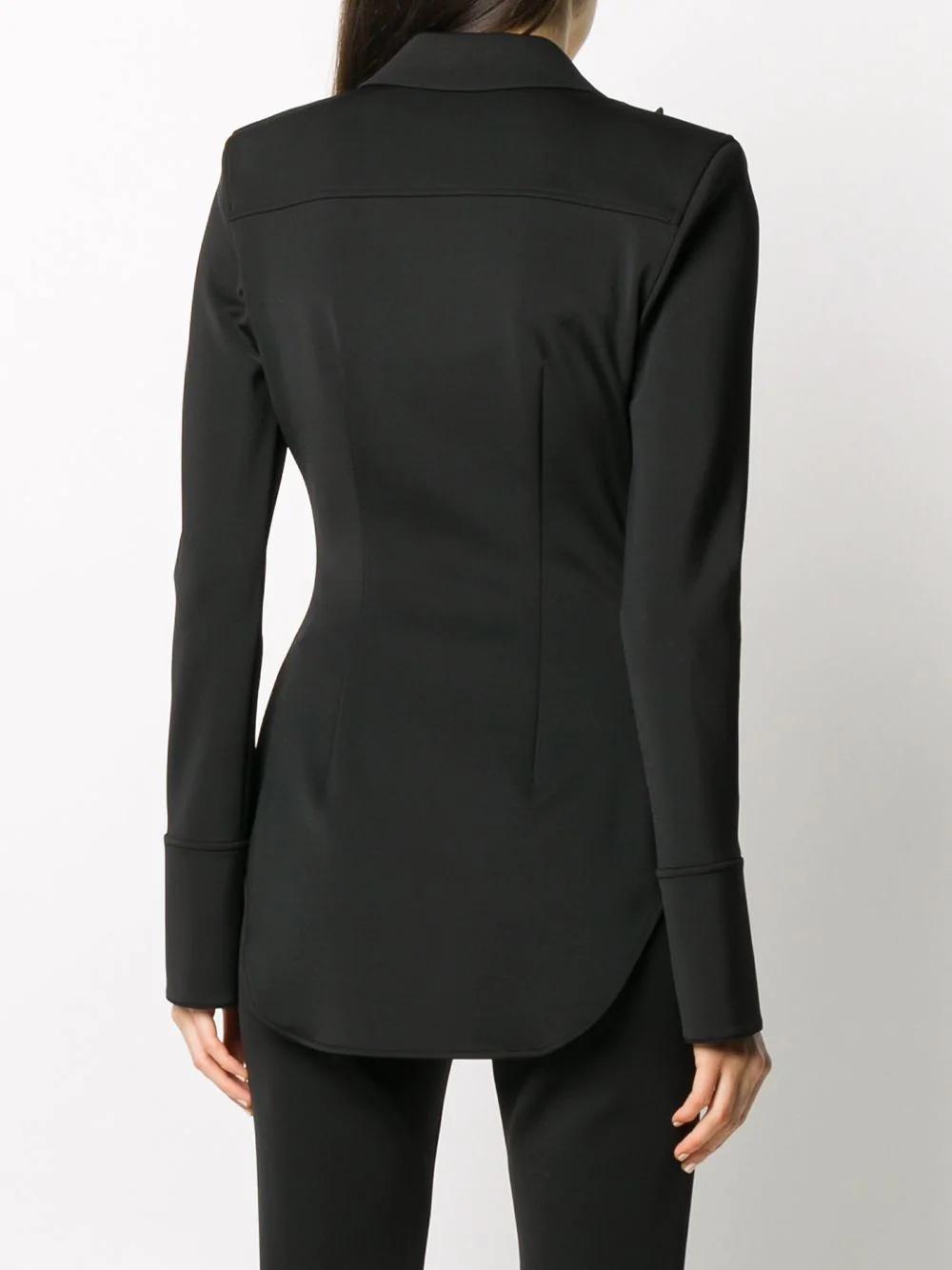 long sleeve fitted jacket - 4