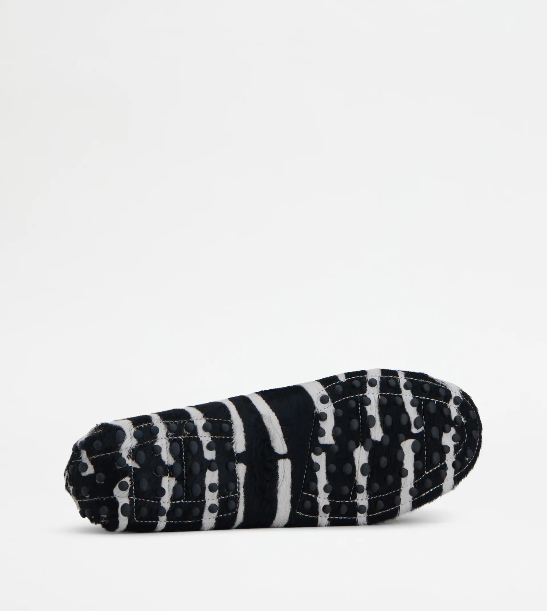 GOMMINO DRIVING SHOES IN PONYSKIN-EFFECT LEATHER - WHITE - 4