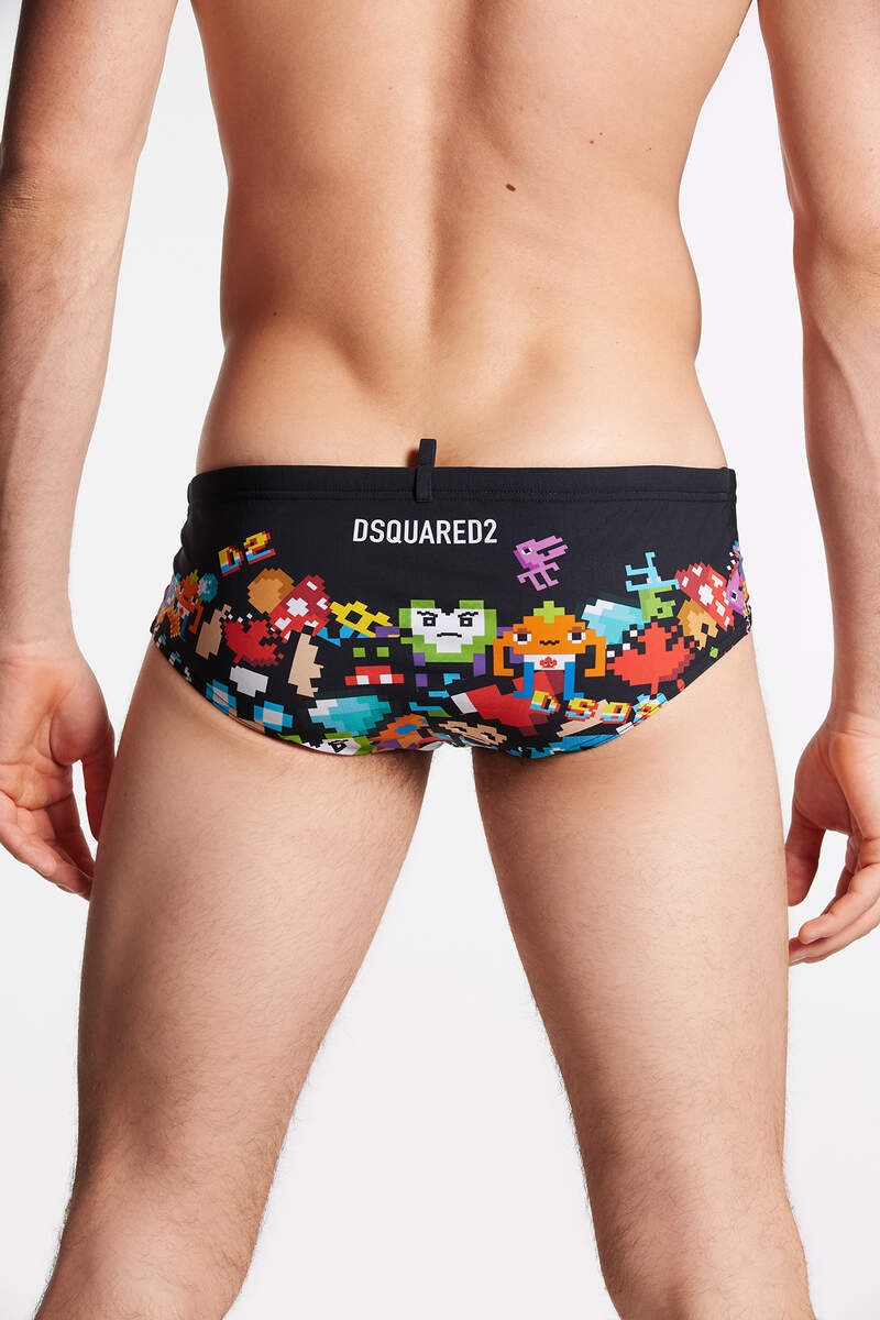 PIXEL GAMER SWIM BRIEF - 4