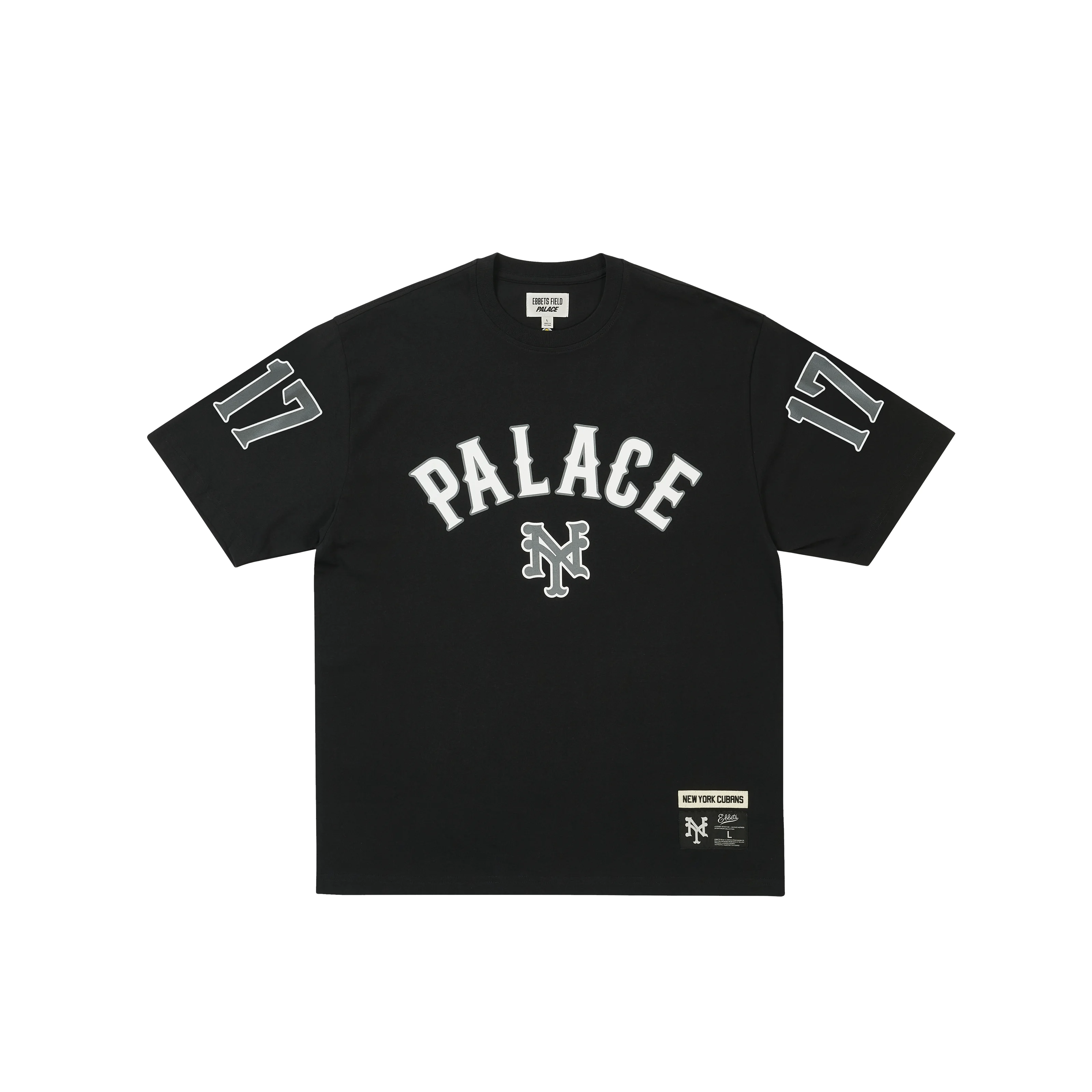 PALACE NEW YORK CUBANS T-SHIRT BLACK - 1
