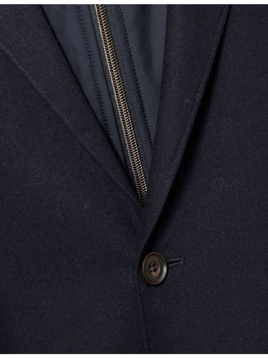 Hooded Long-Sleeve Wool-Cashmere Blend Jacket - 6