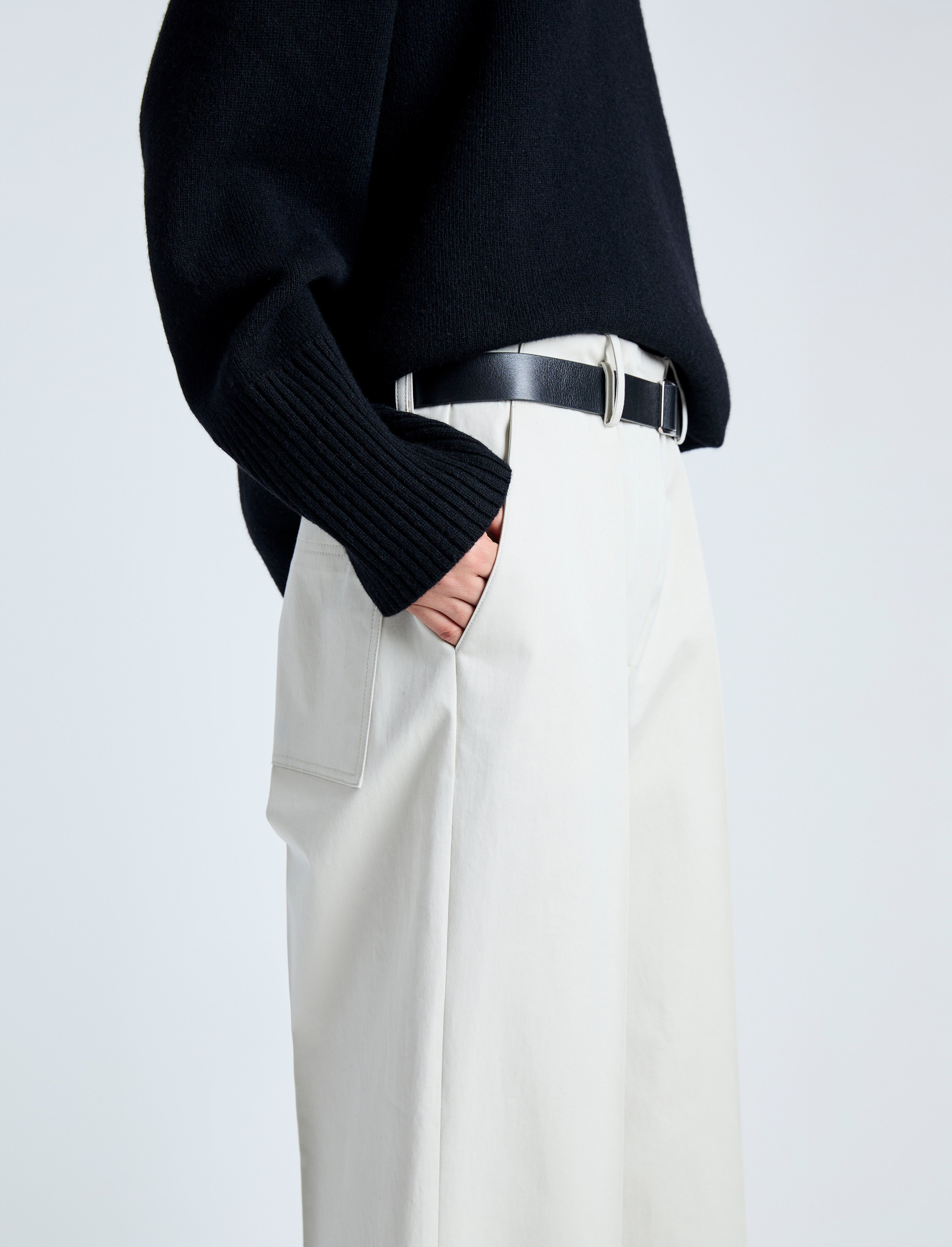 Amara Pant in Organic Cotton Twill - 5