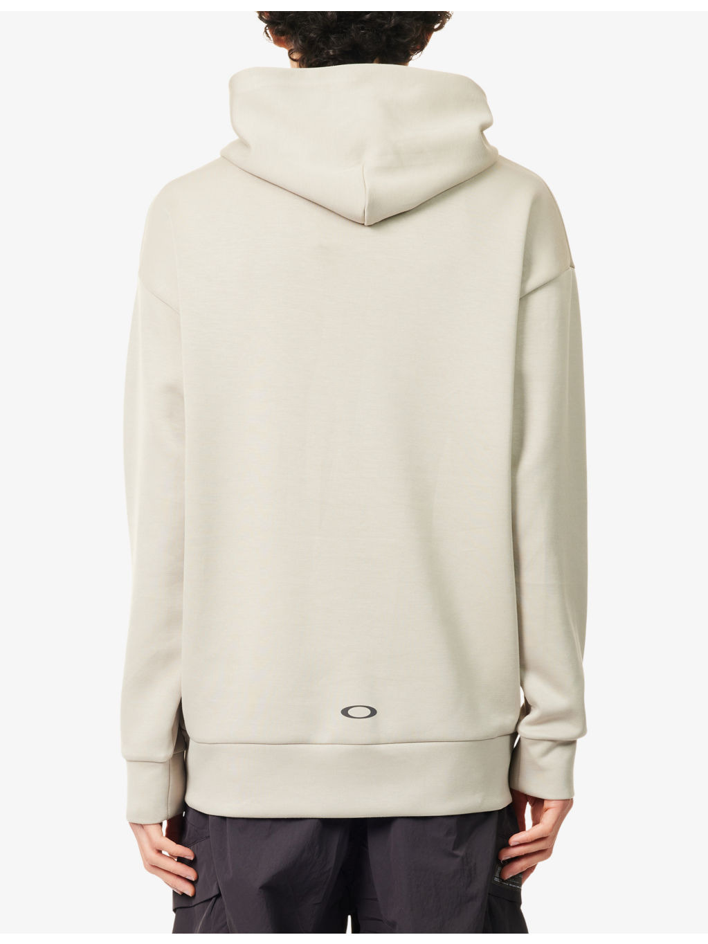 Enhance Logo-Embroidery Jersey Hoody - 4