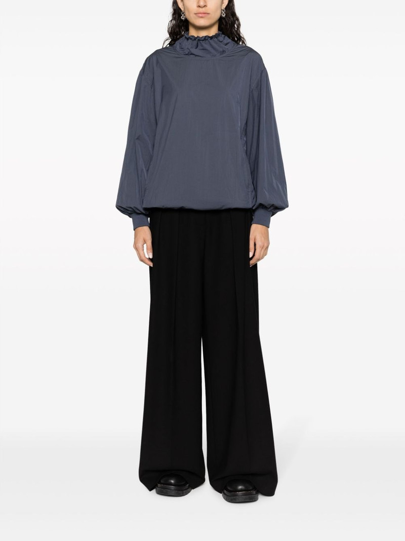 AMOMENTO drawstring-neck lightweight jacket outlook