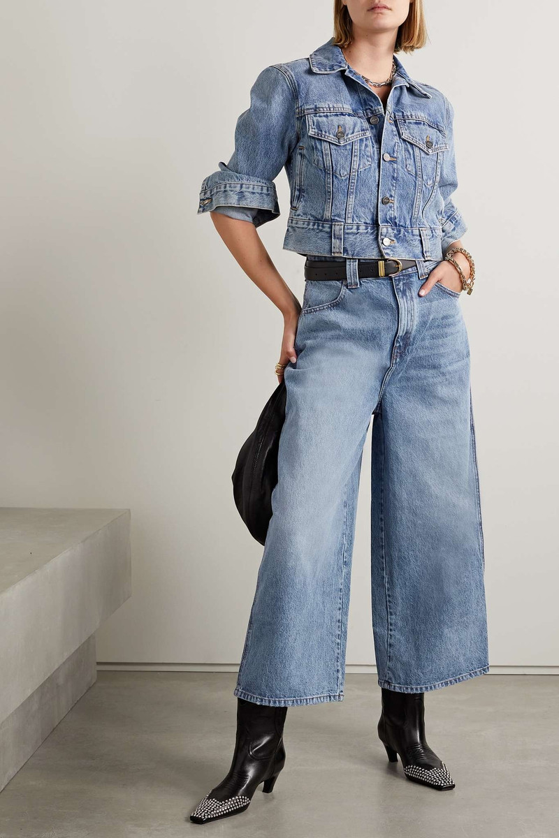 KHAITE Rapton high-rise wide-leg jeans outlook
