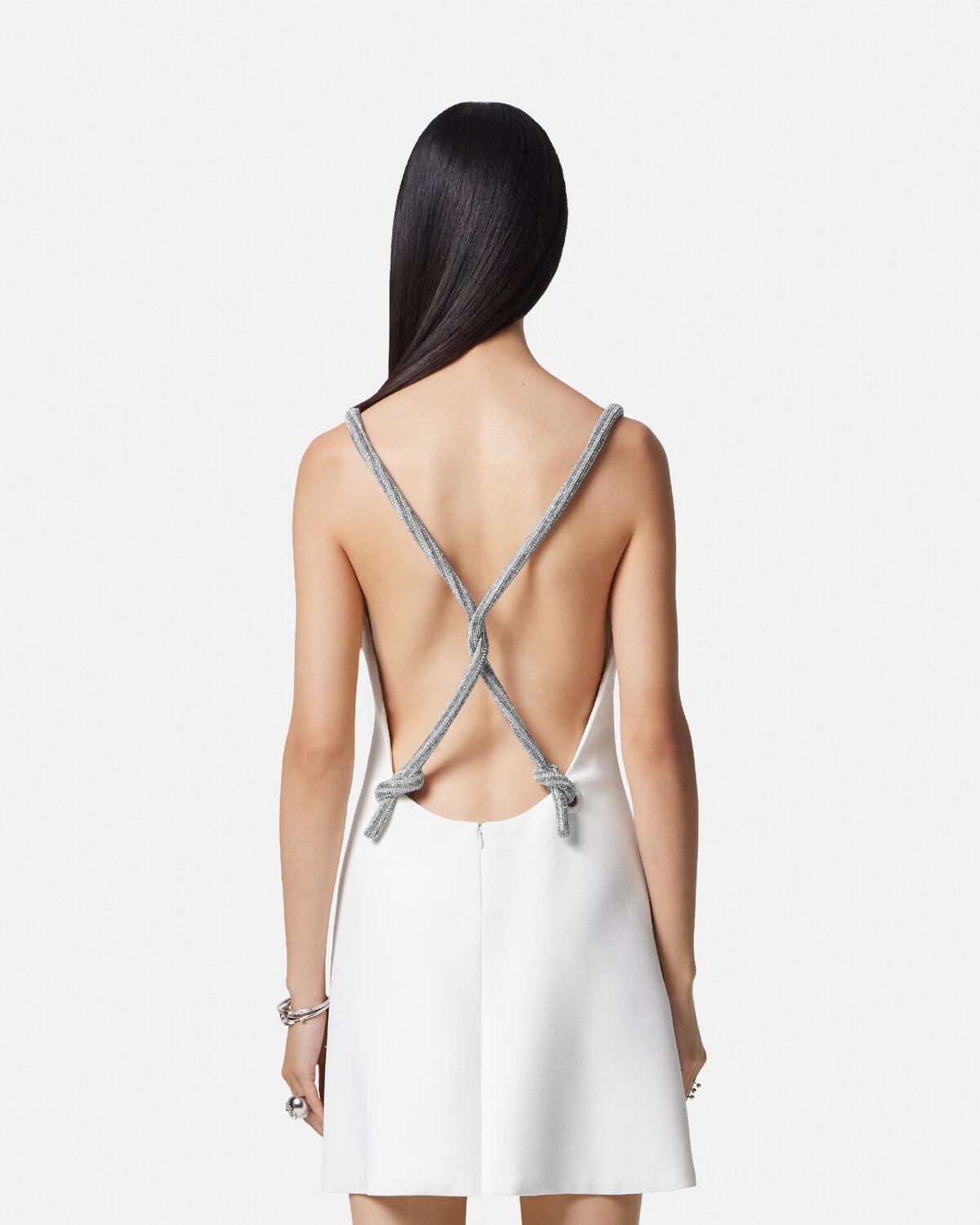 Crystal Rope Shift Mini Dress - 5