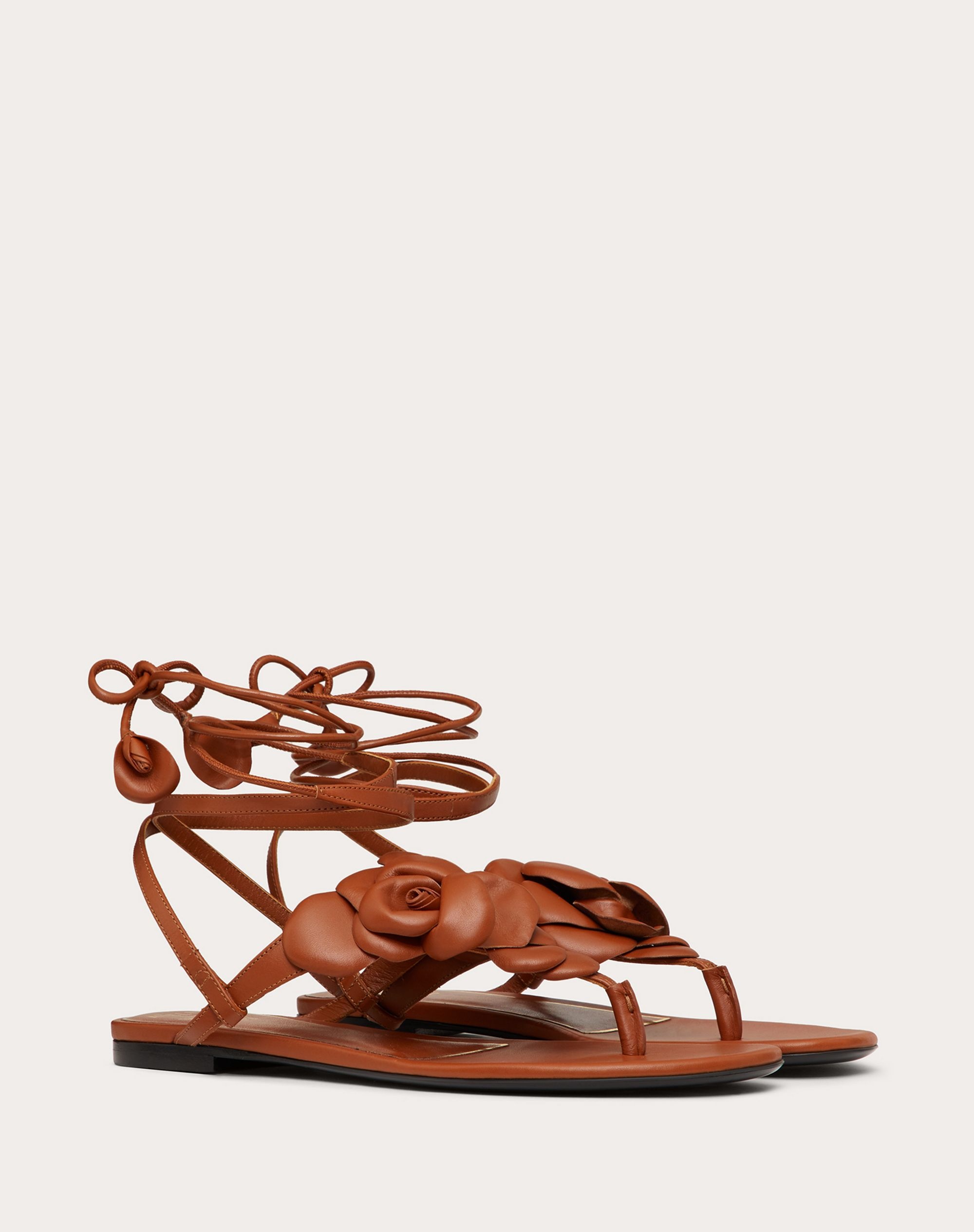 VALENTINO GARAVANI ATELIER SHOES 03 ROSE EDITION FLAT THONG SANDAL - 2