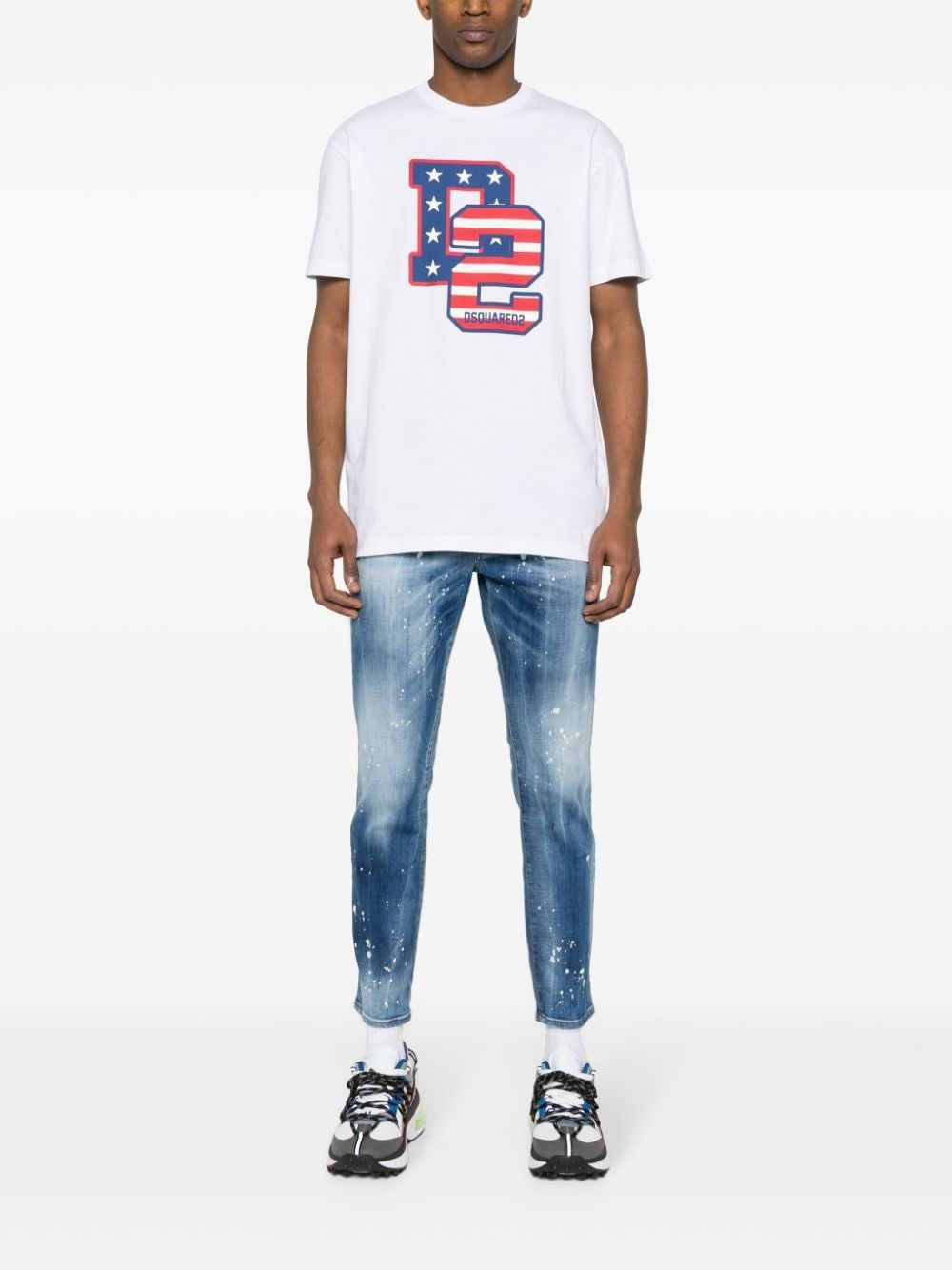 logo-print T-shirt - 2