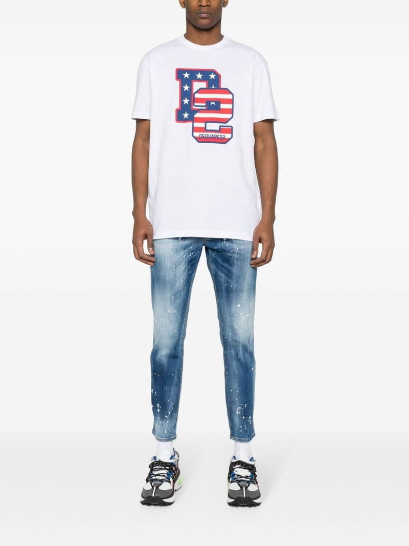 DSQUARED2 logo-print T-shirt outlook