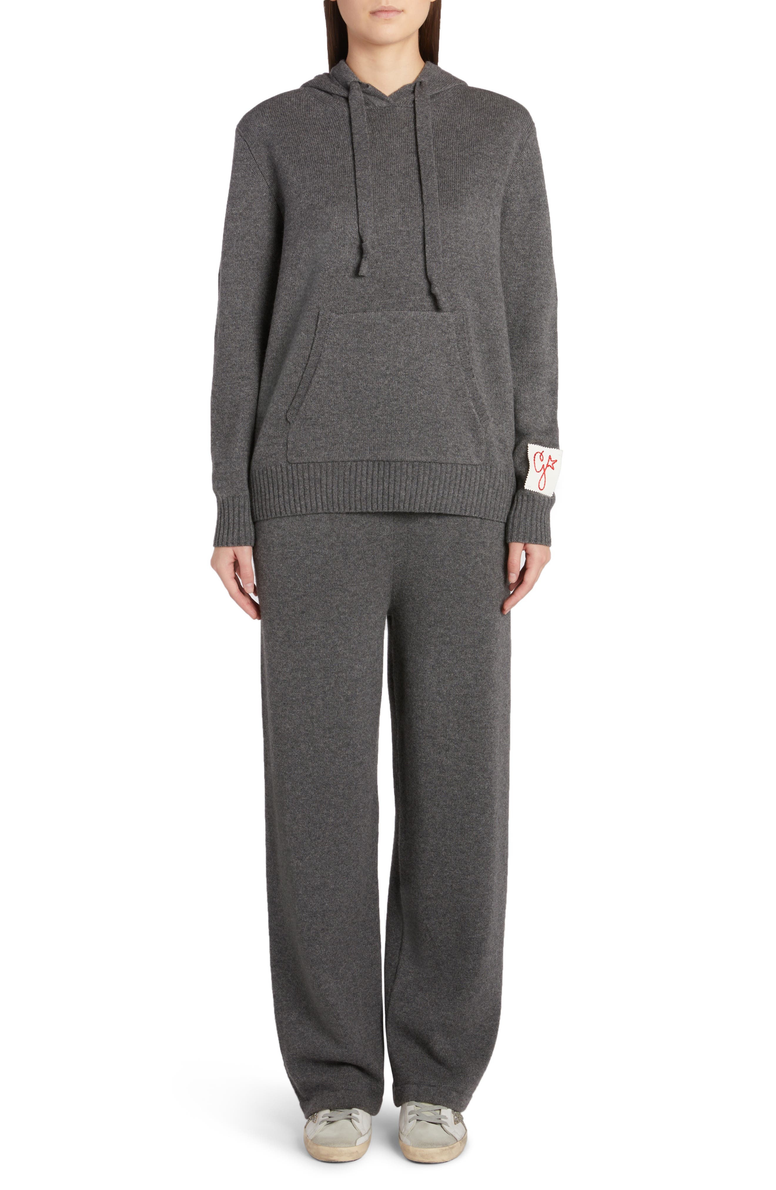 Golden Goose Cashmere & Wool Pants in Grey Melange at Nordstrom - 6