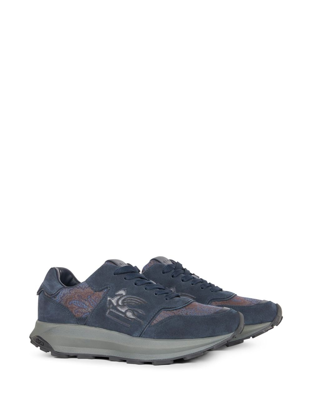 paisley-motif sneakers - 2