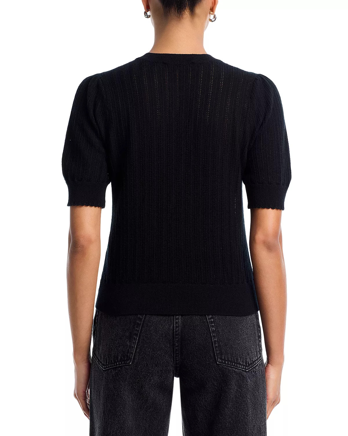 The Ladder Cashmere Pointelle Sweater - 3