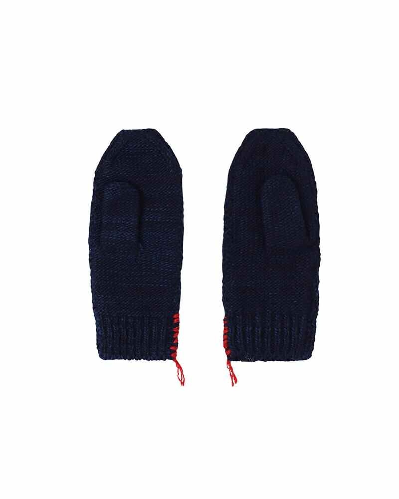 KNIT MITTEN (N.D.) INDIGO - 2