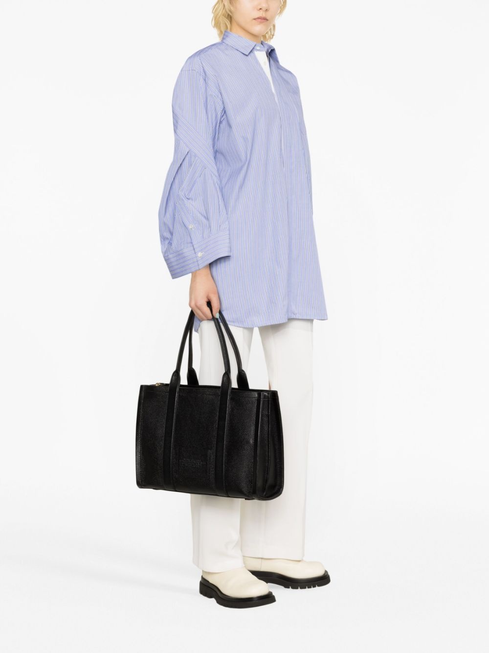 medium The Leather Tote bag - 2
