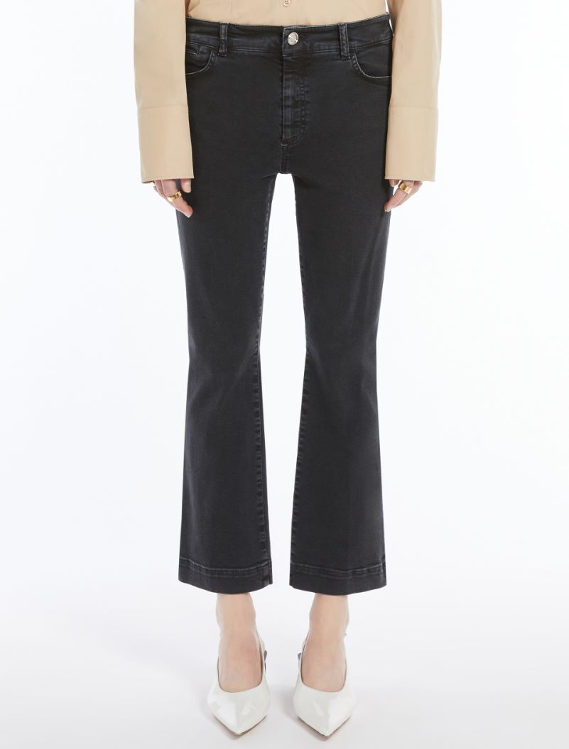 Perfect-fit five-pocket mini flare trousers - 3