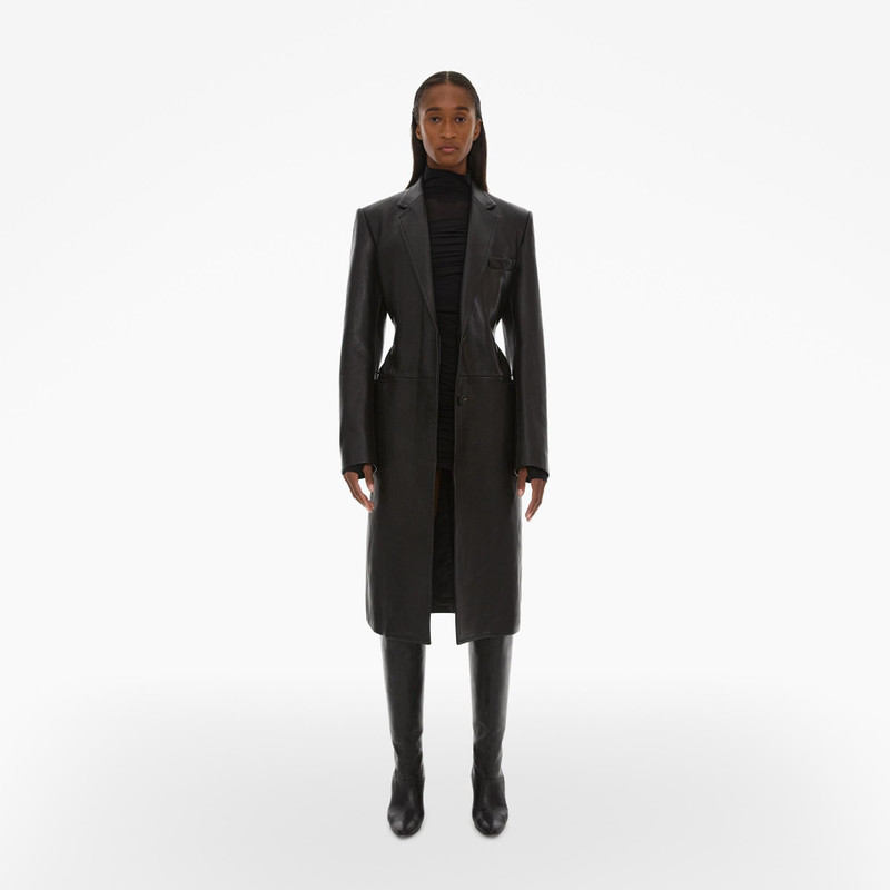 TAILORED LEATHER COAT 3