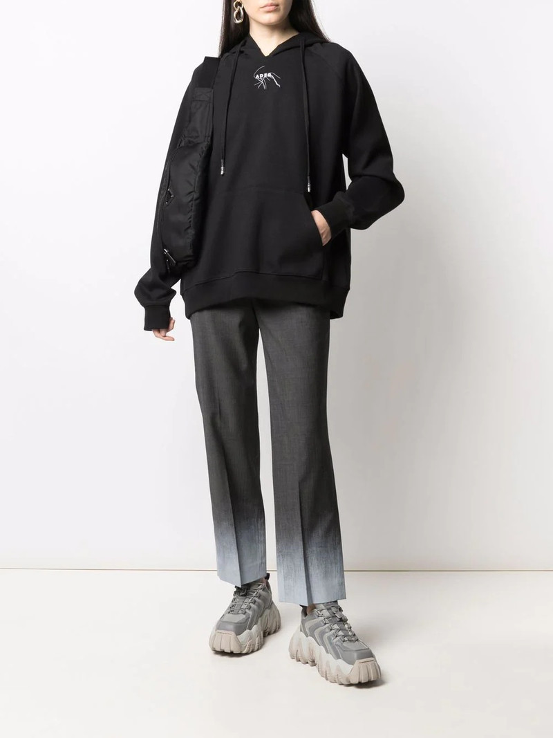 ADER error logo drawstring hoodie outlook