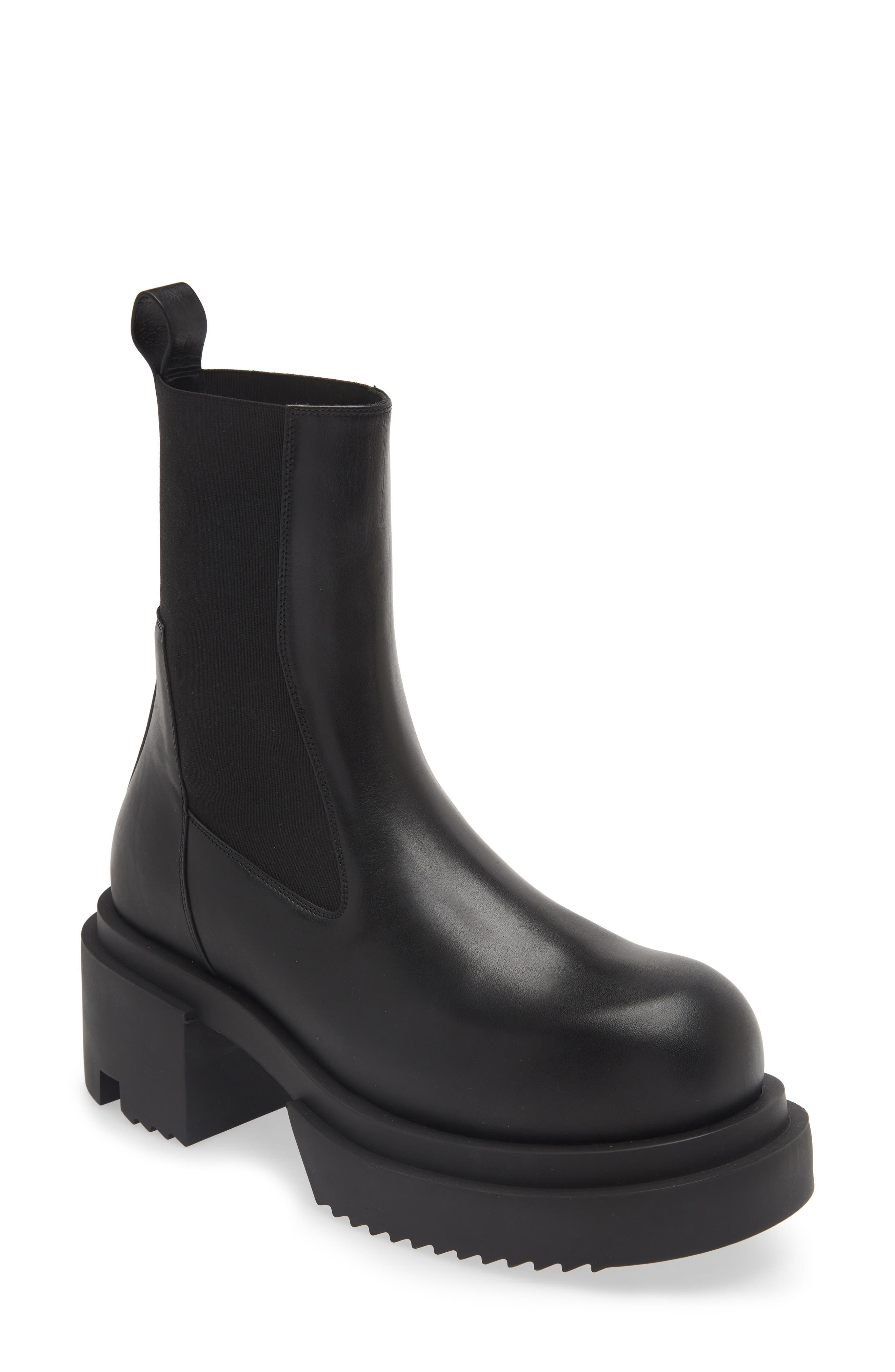 Rick Owens Porterville Beatle Bogun Chelsea Boot in Black at Nordstrom - 1