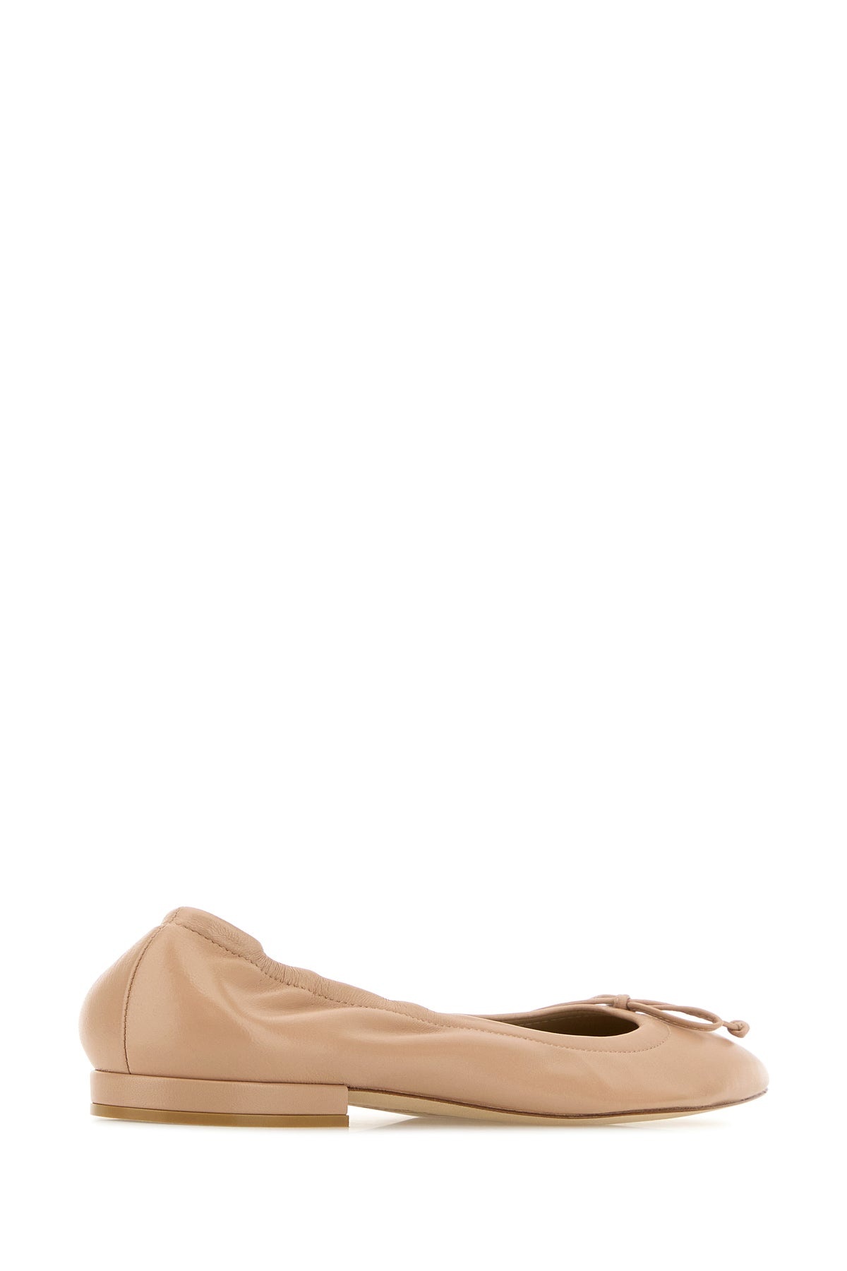 Powder pink leather Bria ballerinas - 3