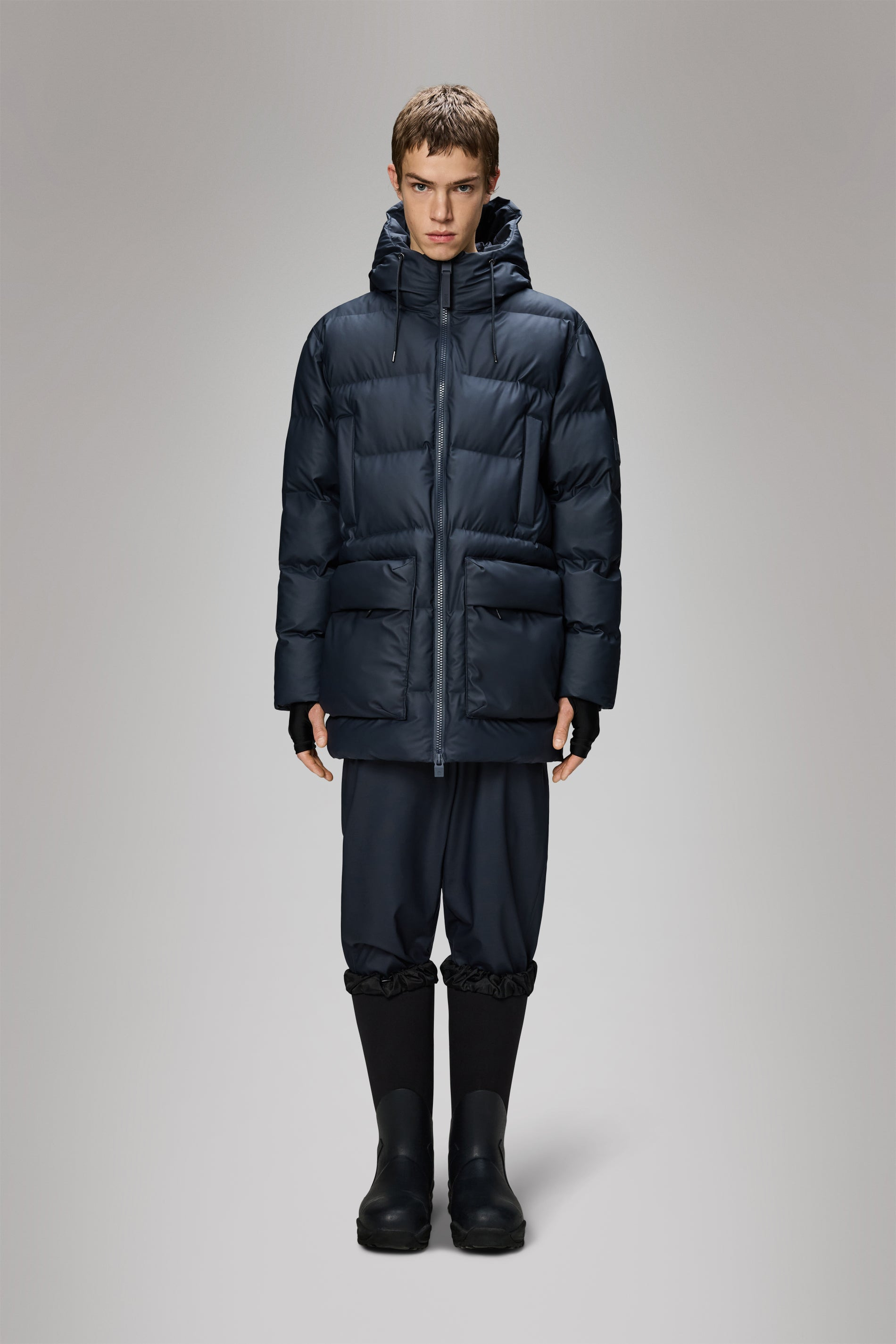 Alta Long Puffer Cargo Jacket - 2