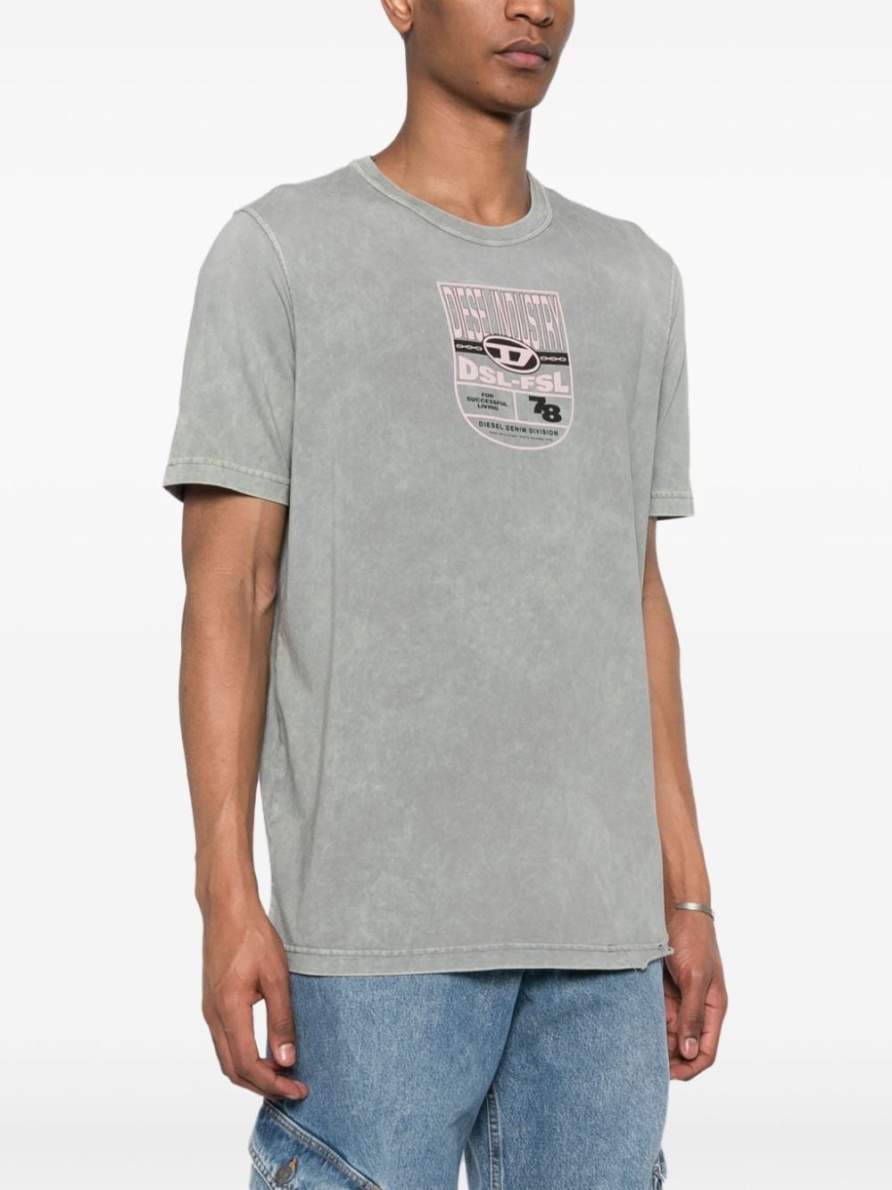 T-JUST-N17 distressed T-shirt - 3