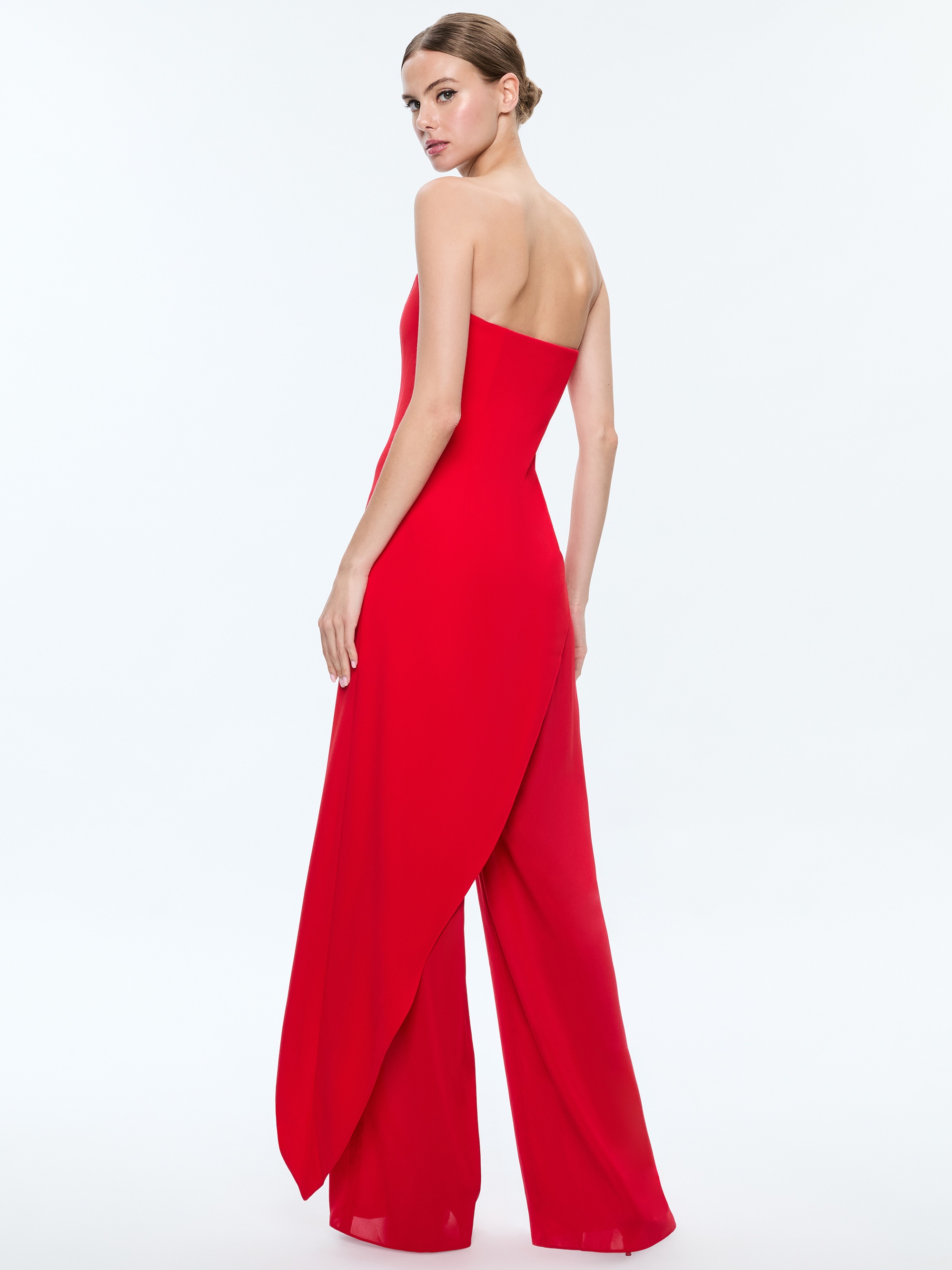 ALONDRA STRAPLESS ASYMMYETRIC JUMPSUIT - 4