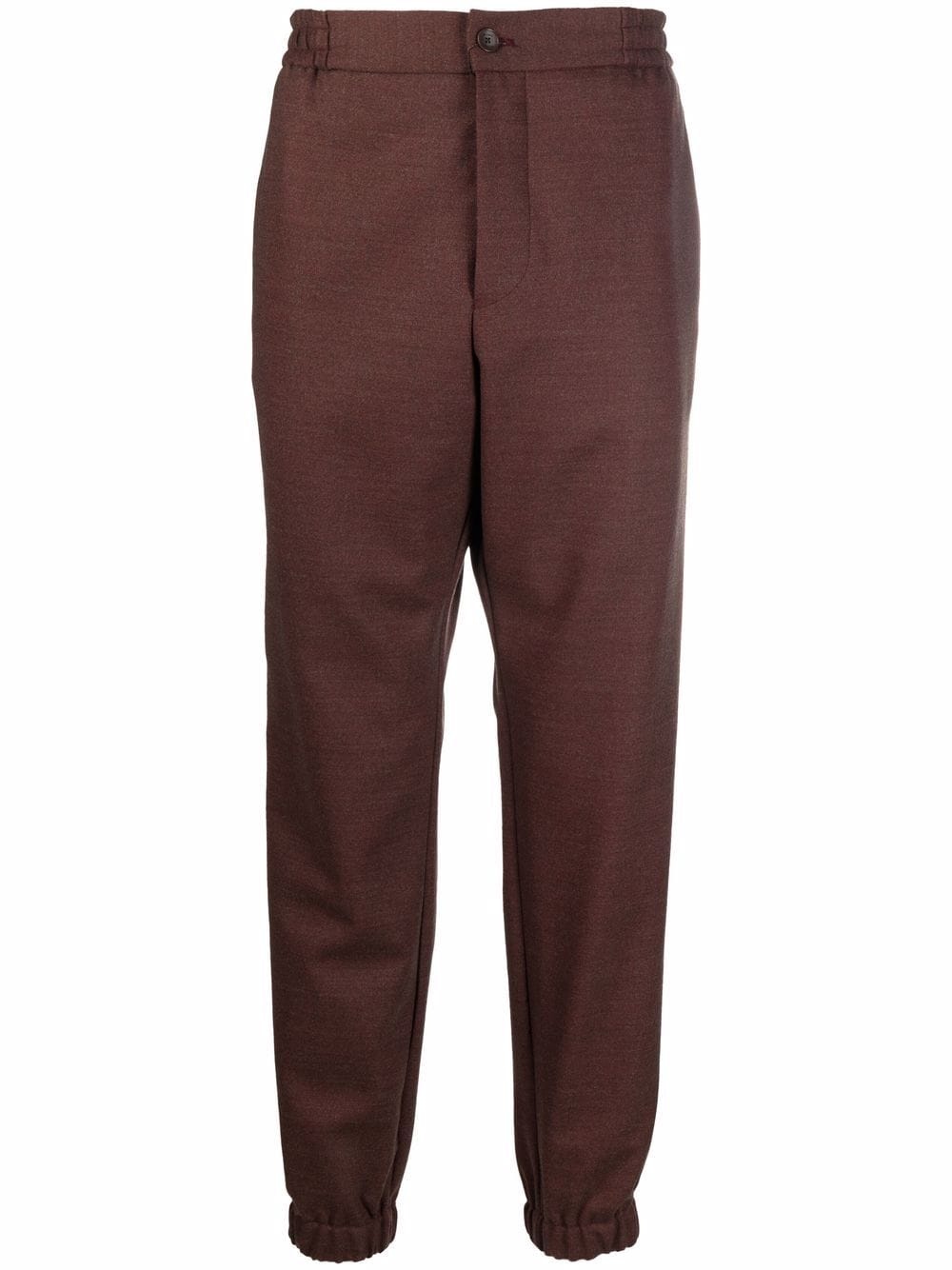 elasticated tailored trousers - 1