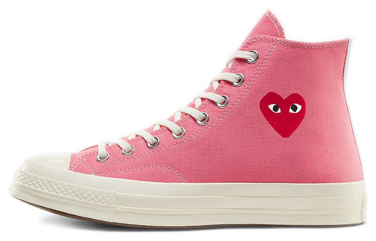 Converse x COMME des GARCONS PLAY Chuck 70 High 'Bright Pink' 168301C - 2