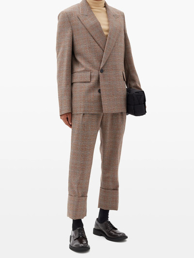 Wooyoungmi Double-breasted houndstooth-wool jacket outlook