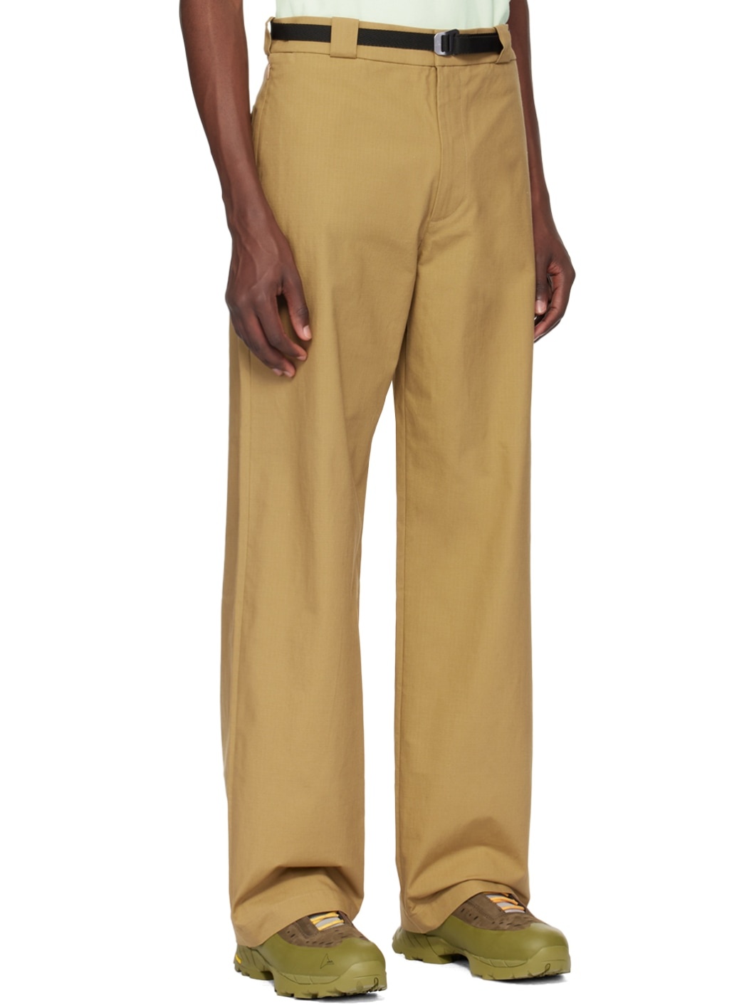 Brown Oversized Trousers - 2