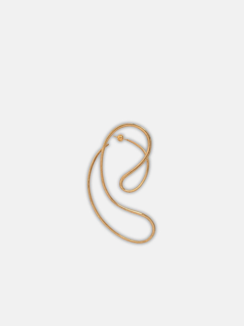 PANCONESI GOLD 'P CONTINUA LARGE' EARRINGS outlook