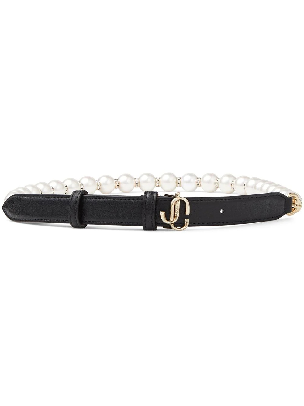 JC pearl-chain belt - 1