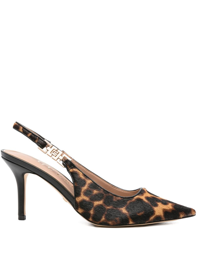 85mm slingback leopard pumps 1