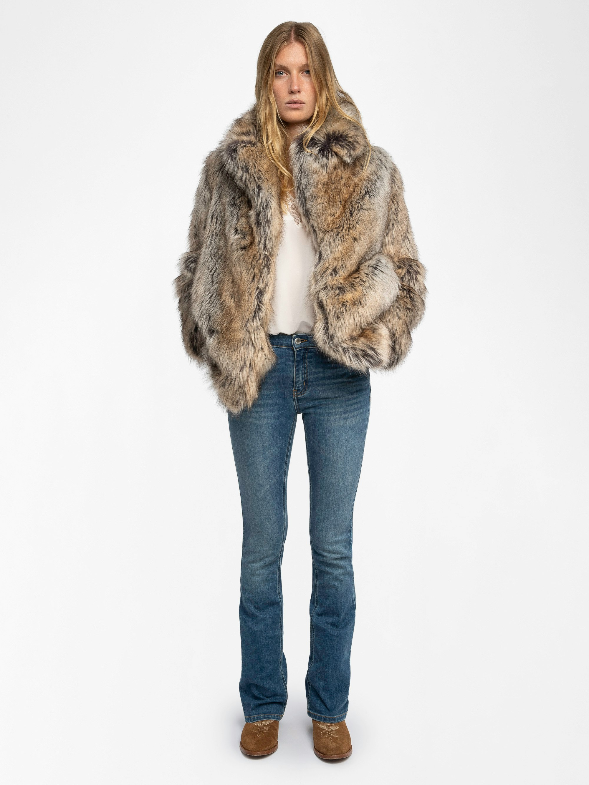 Faune Short Faux Fur Coat - 2