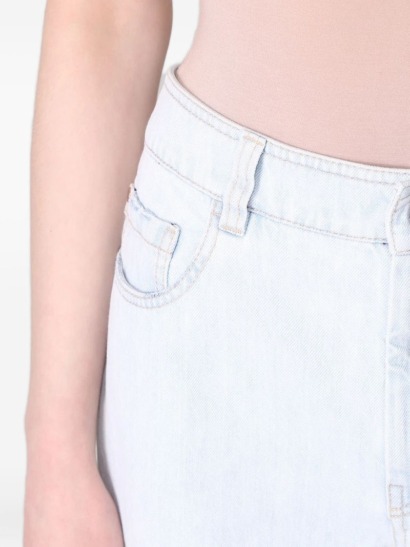 logo-patch straight-leg jeans 5