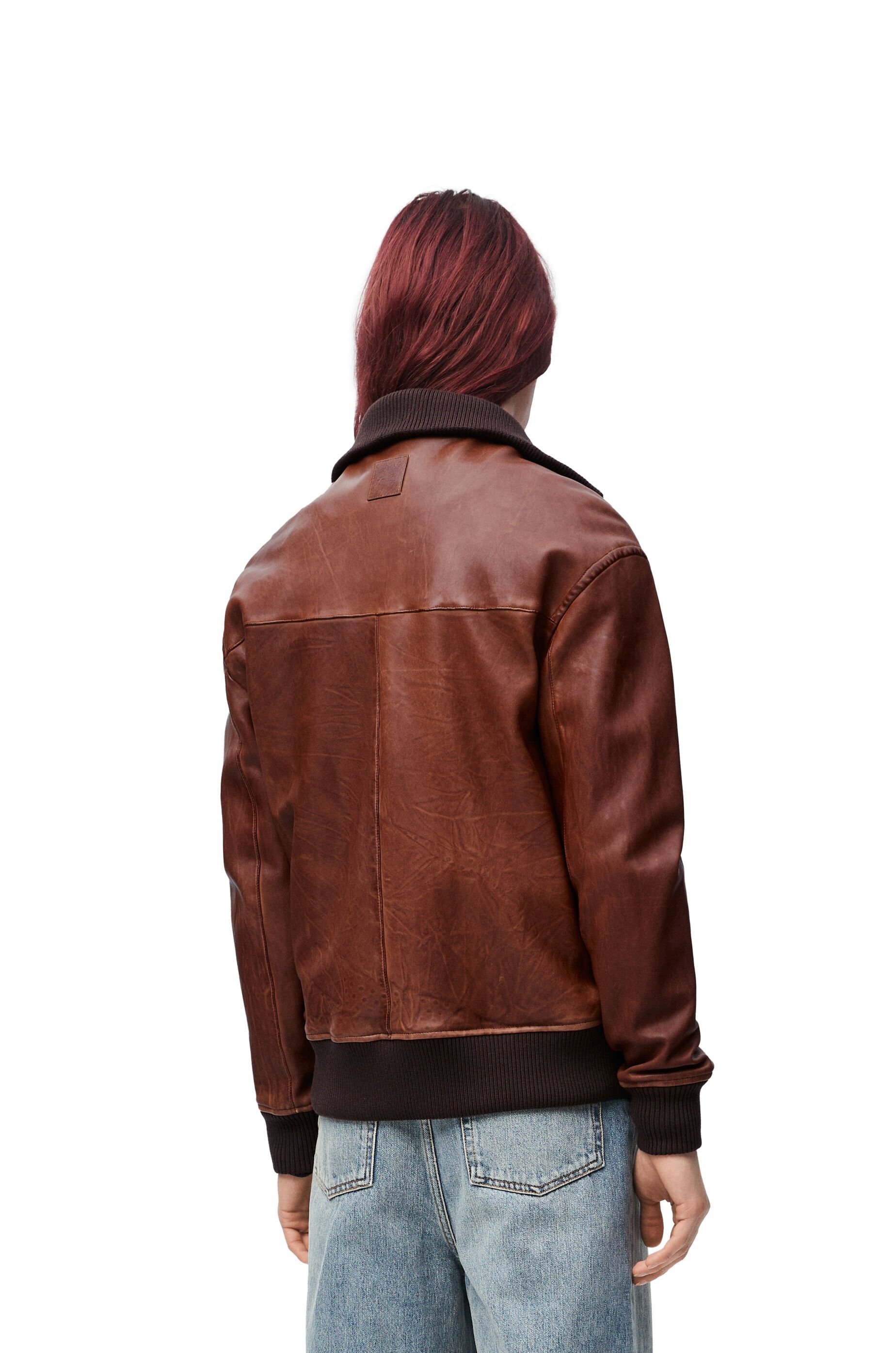 Zip-up jacket in nappa lambskin - 4