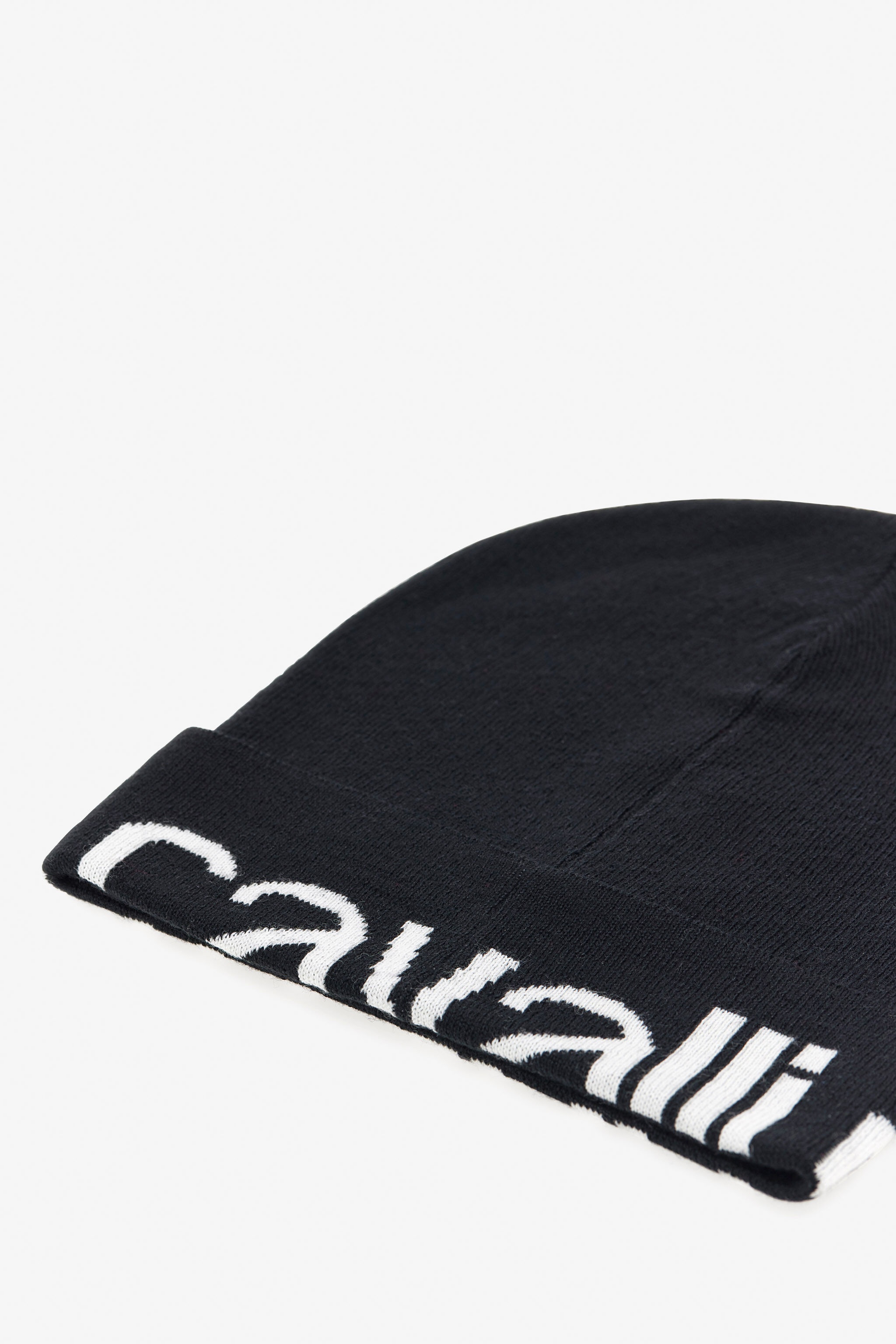 Wool Blend Beanie with Logo - 3