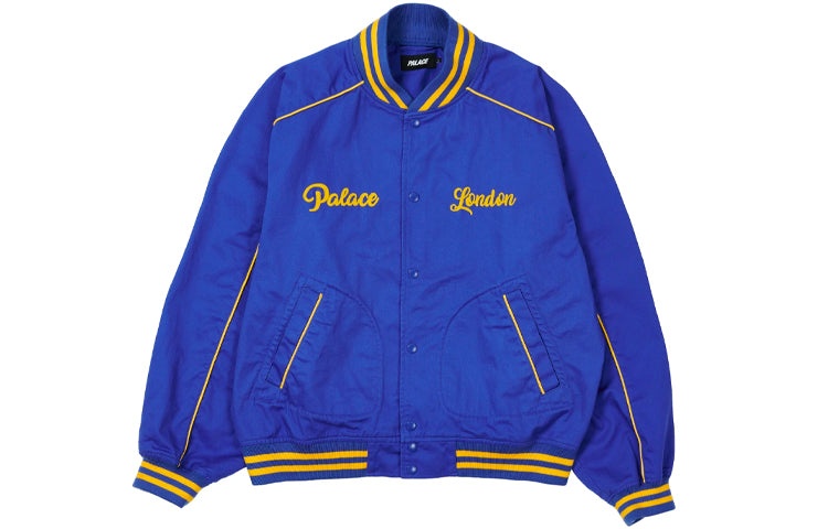 PALACE Unisex Letter Printing Jacket Coat Blue P20JK104 - 2